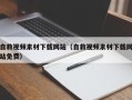 沙河自救视频素材下载网站（自救视频素材下载网站免费）